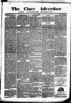 Clare Advertiser and Kilrush Gazette Saturday 24 June 1882 Page 1