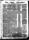 Clare Advertiser and Kilrush Gazette Saturday 01 July 1882 Page 1
