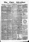 Clare Advertiser and Kilrush Gazette Saturday 30 September 1882 Page 1