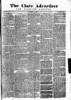 Clare Advertiser and Kilrush Gazette Saturday 02 October 1886 Page 1