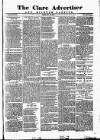 Clare Advertiser and Kilrush Gazette Saturday 12 February 1887 Page 1