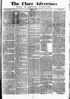 Clare Advertiser and Kilrush Gazette Saturday 11 June 1887 Page 1
