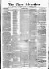 Clare Advertiser and Kilrush Gazette Saturday 05 November 1887 Page 1