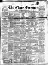 Clare Freeman and Ennis Gazette Saturday 21 April 1855 Page 1