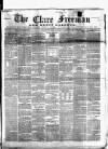 Clare Freeman and Ennis Gazette Saturday 08 September 1855 Page 1