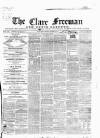 Clare Freeman and Ennis Gazette Saturday 15 December 1855 Page 1