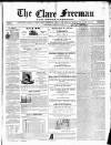 Clare Freeman and Ennis Gazette Saturday 06 June 1857 Page 1
