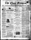 Clare Freeman and Ennis Gazette Saturday 27 June 1857 Page 1