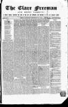 Clare Freeman and Ennis Gazette Saturday 06 February 1858 Page 1