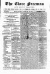 Clare Freeman and Ennis Gazette Saturday 25 February 1860 Page 1