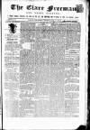 Clare Freeman and Ennis Gazette Saturday 28 July 1860 Page 1
