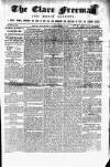 Clare Freeman and Ennis Gazette Saturday 25 August 1860 Page 1