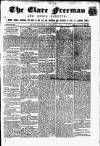 Clare Freeman and Ennis Gazette Saturday 23 March 1861 Page 1