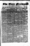 Clare Freeman and Ennis Gazette Saturday 06 April 1861 Page 1