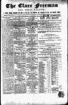 Clare Freeman and Ennis Gazette Saturday 13 December 1862 Page 1