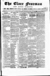 Clare Freeman and Ennis Gazette Saturday 12 March 1864 Page 1