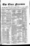 Clare Freeman and Ennis Gazette Saturday 19 March 1864 Page 1