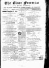 Clare Freeman and Ennis Gazette Saturday 15 January 1870 Page 1