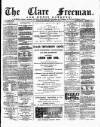 Clare Freeman and Ennis Gazette Saturday 08 May 1875 Page 1