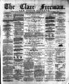 Clare Freeman and Ennis Gazette Saturday 22 April 1876 Page 1