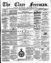 Clare Freeman and Ennis Gazette Wednesday 03 May 1876 Page 1
