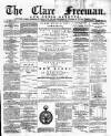Clare Freeman and Ennis Gazette Saturday 03 June 1876 Page 1