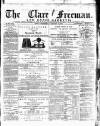Clare Freeman and Ennis Gazette Wednesday 02 January 1878 Page 1