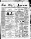 Clare Freeman and Ennis Gazette Wednesday 30 January 1878 Page 1