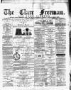 Clare Freeman and Ennis Gazette Saturday 13 April 1878 Page 1