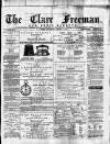Clare Freeman and Ennis Gazette Saturday 08 June 1878 Page 1