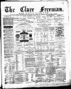 Clare Freeman and Ennis Gazette Saturday 10 July 1880 Page 1