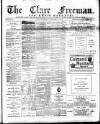 Clare Freeman and Ennis Gazette Saturday 14 October 1882 Page 1