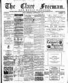 Clare Freeman and Ennis Gazette Wednesday 29 November 1882 Page 1