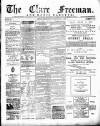 Clare Freeman and Ennis Gazette Saturday 24 February 1883 Page 1