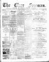 Clare Freeman and Ennis Gazette Saturday 21 April 1883 Page 1