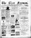 Clare Freeman and Ennis Gazette Wednesday 02 January 1884 Page 1