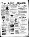 Clare Freeman and Ennis Gazette Saturday 19 January 1884 Page 1