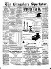 Bangalore Spectator Thursday 09 February 1893 Page 1