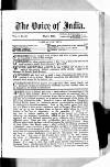 Voice of India Sunday 01 March 1885 Page 1