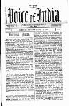 Voice of India Saturday 13 July 1901 Page 1