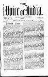 Voice of India Saturday 20 July 1901 Page 1