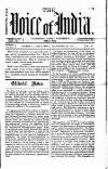 Voice of India Saturday 28 December 1901 Page 1