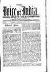Voice of India Saturday 03 May 1902 Page 1