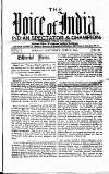 Voice of India Saturday 21 June 1902 Page 1