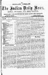 Indian Daily News Tuesday 19 September 1876 Page 1