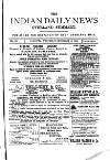 Indian Daily News Wednesday 19 September 1894 Page 1