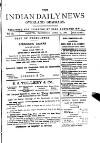 Indian Daily News Wednesday 22 April 1896 Page 1
