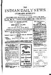 Indian Daily News Thursday 17 March 1898 Page 1