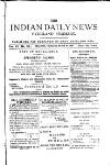 Indian Daily News Thursday 31 March 1898 Page 1