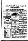 Indian Daily News Thursday 11 January 1906 Page 1